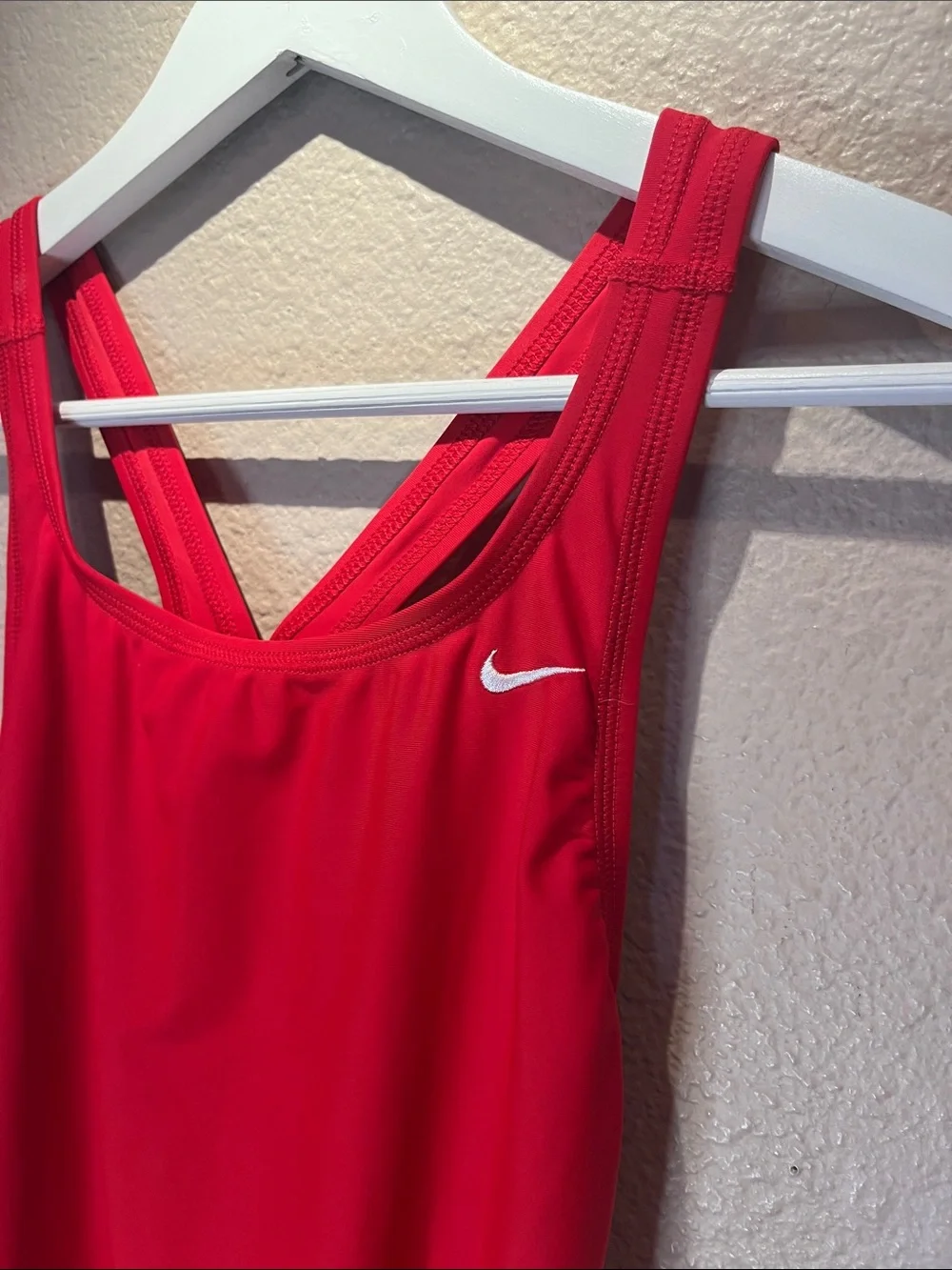 Nike Women’s Red Swimsuit Team Lifeguard Size 10 or 36